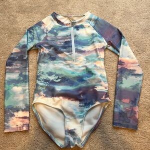 Kids Swim Long Sleeve Swimsuit - Multicolor